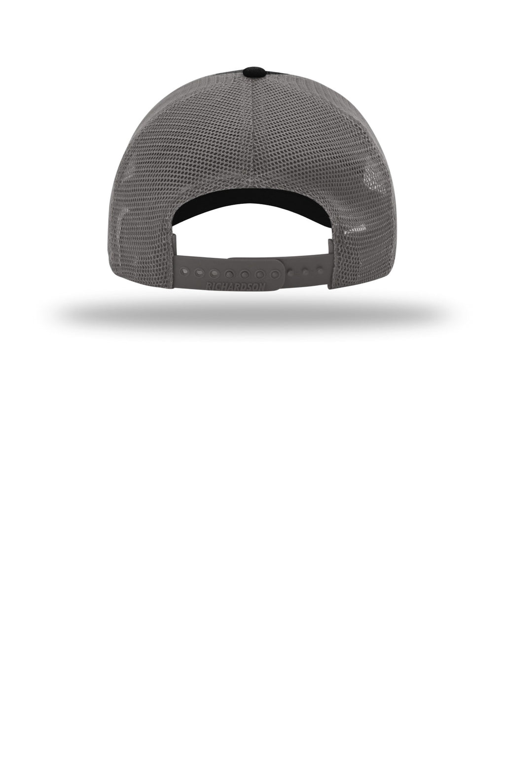 Richardson Garment Washed Trucker 111 - Black/ Charcoal - back