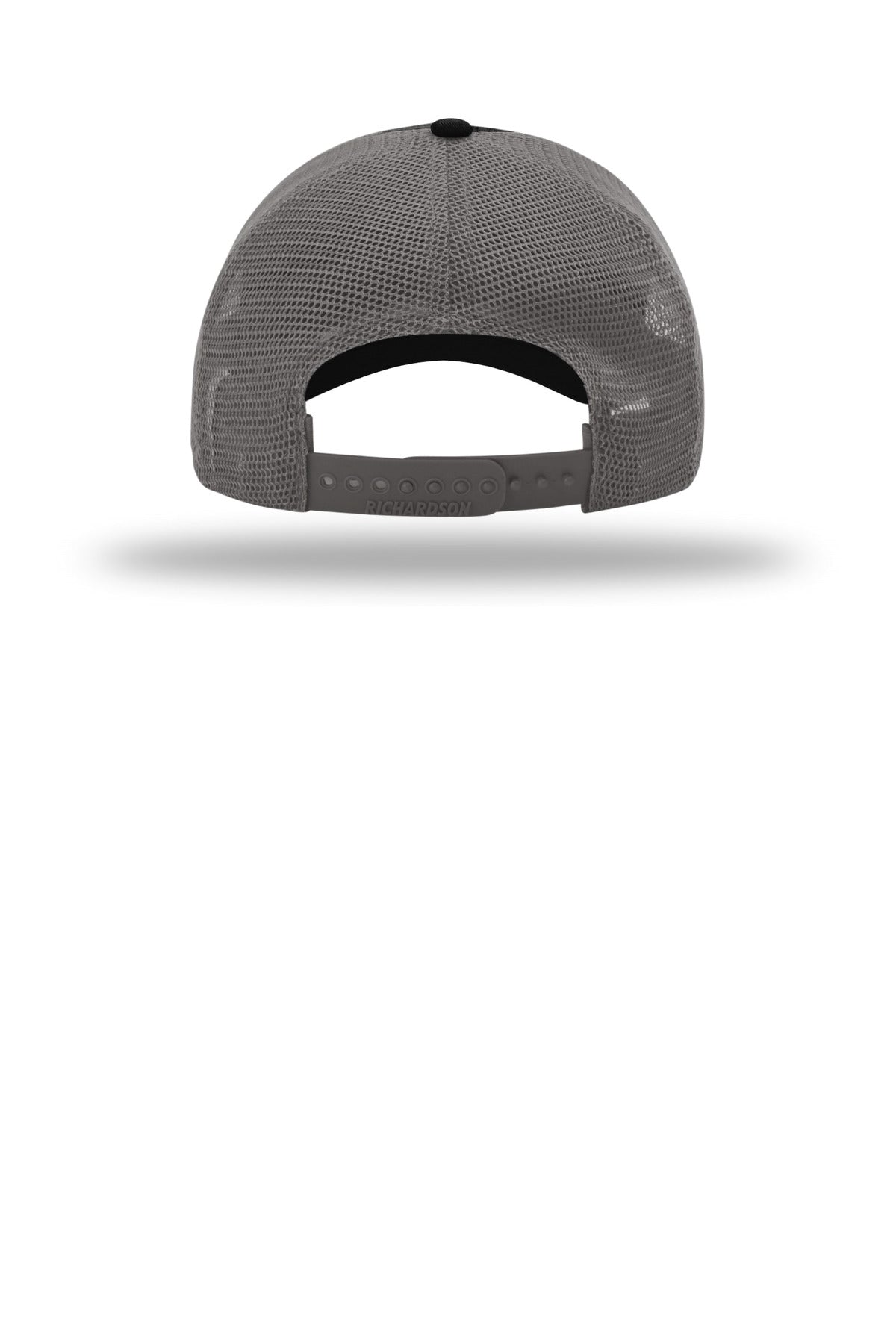 Richardson Garment Washed Trucker 111 - Black/ Charcoal - back