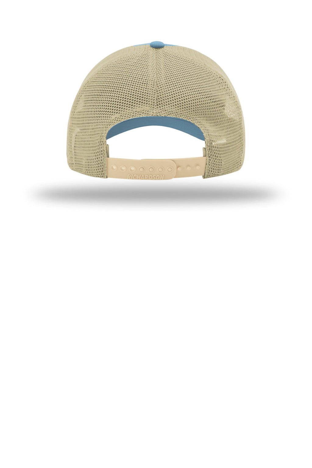 Richardson Garment Washed Trucker 111 - Columbia Blue/ Khaki - back