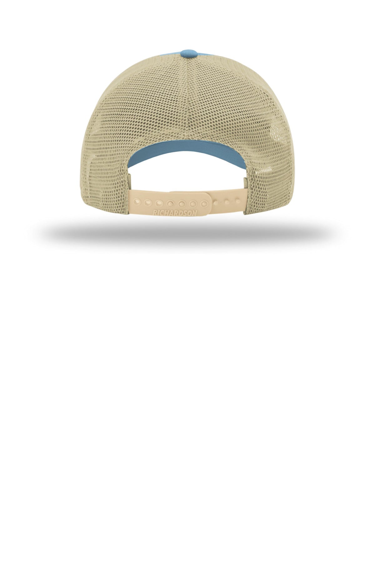 Richardson Garment Washed Trucker 111 - Columbia Blue/ Khaki - back