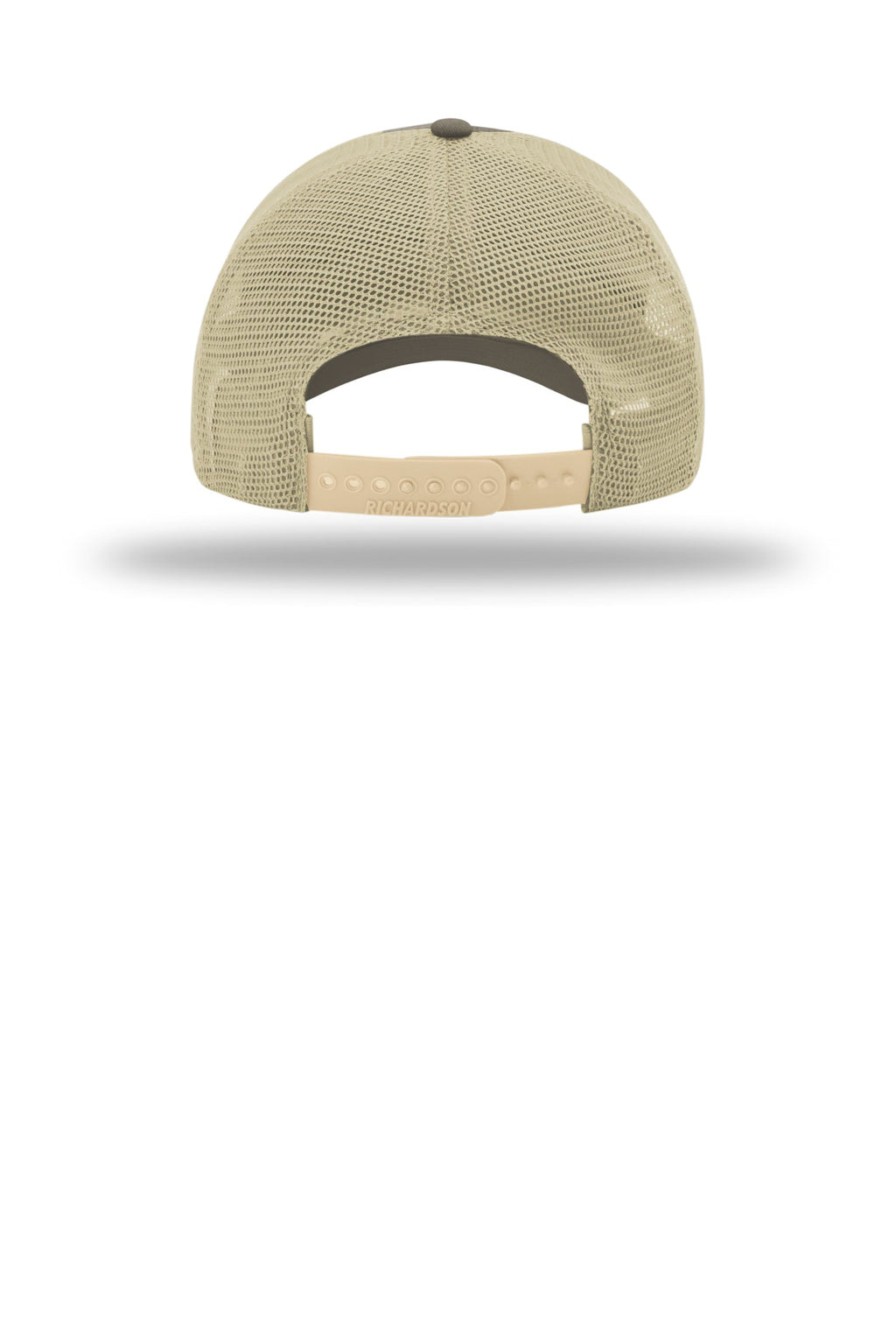 Richardson Garment Washed Trucker 111 - Driftwood/ Khaki - back