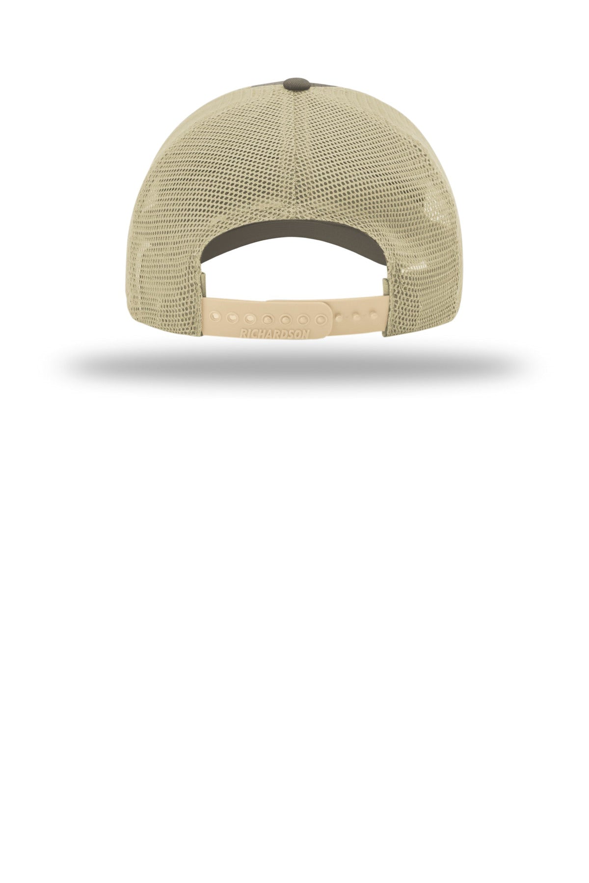 Richardson Garment Washed Trucker 111 - Driftwood/ Khaki - back