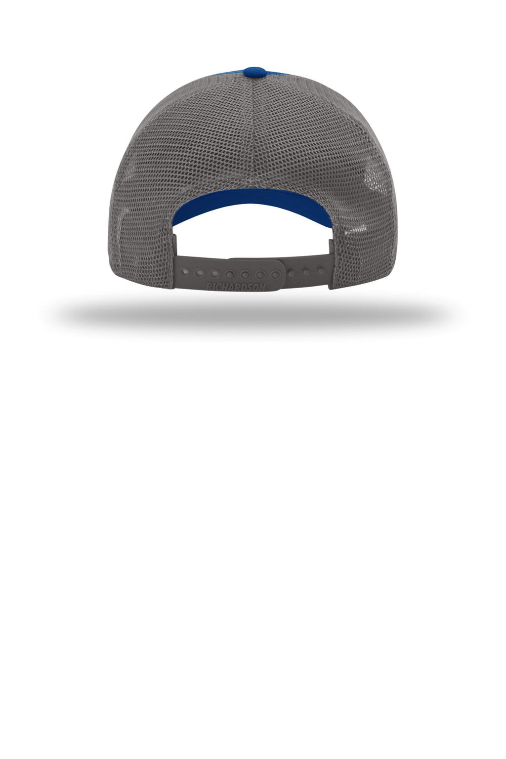 Richardson Garment Washed Trucker 111 - Royal/ Charcoal - back