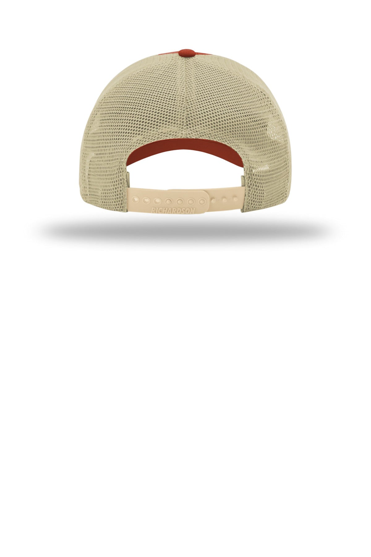 Richardson Garment Washed Trucker 111 - T Orange/ Khaki - back