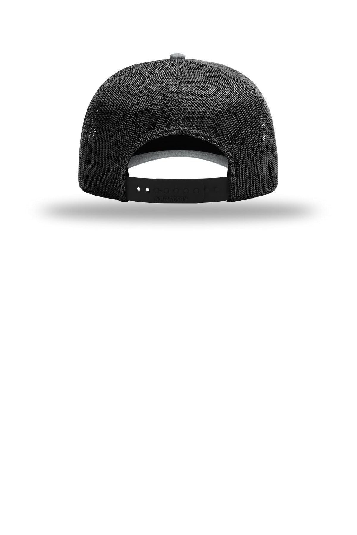 Richardson Five-Panel Champ Trucker 112FPC - Heather Grey/ Black - back