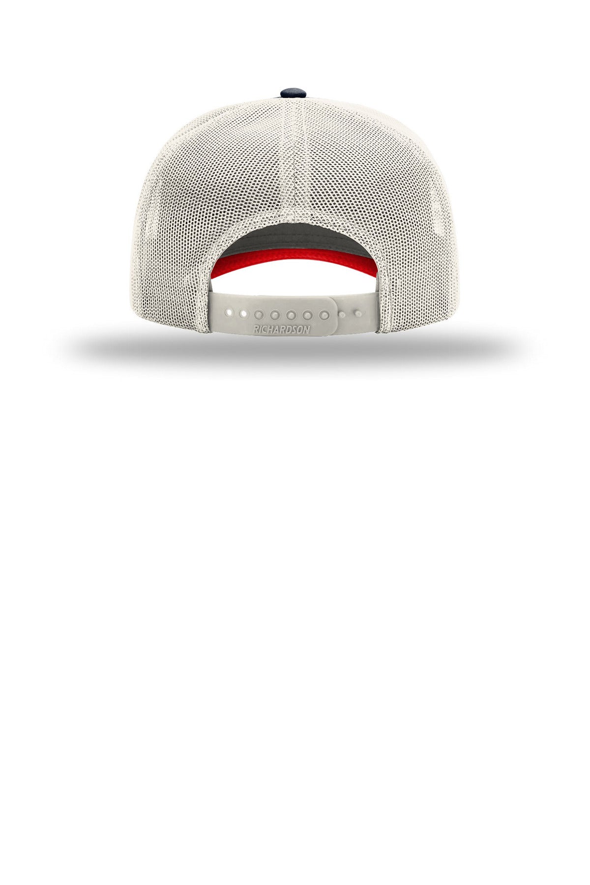 Richardson Five-Panel Champ Trucker 112FPC - Navy/ Birch/ Red - back