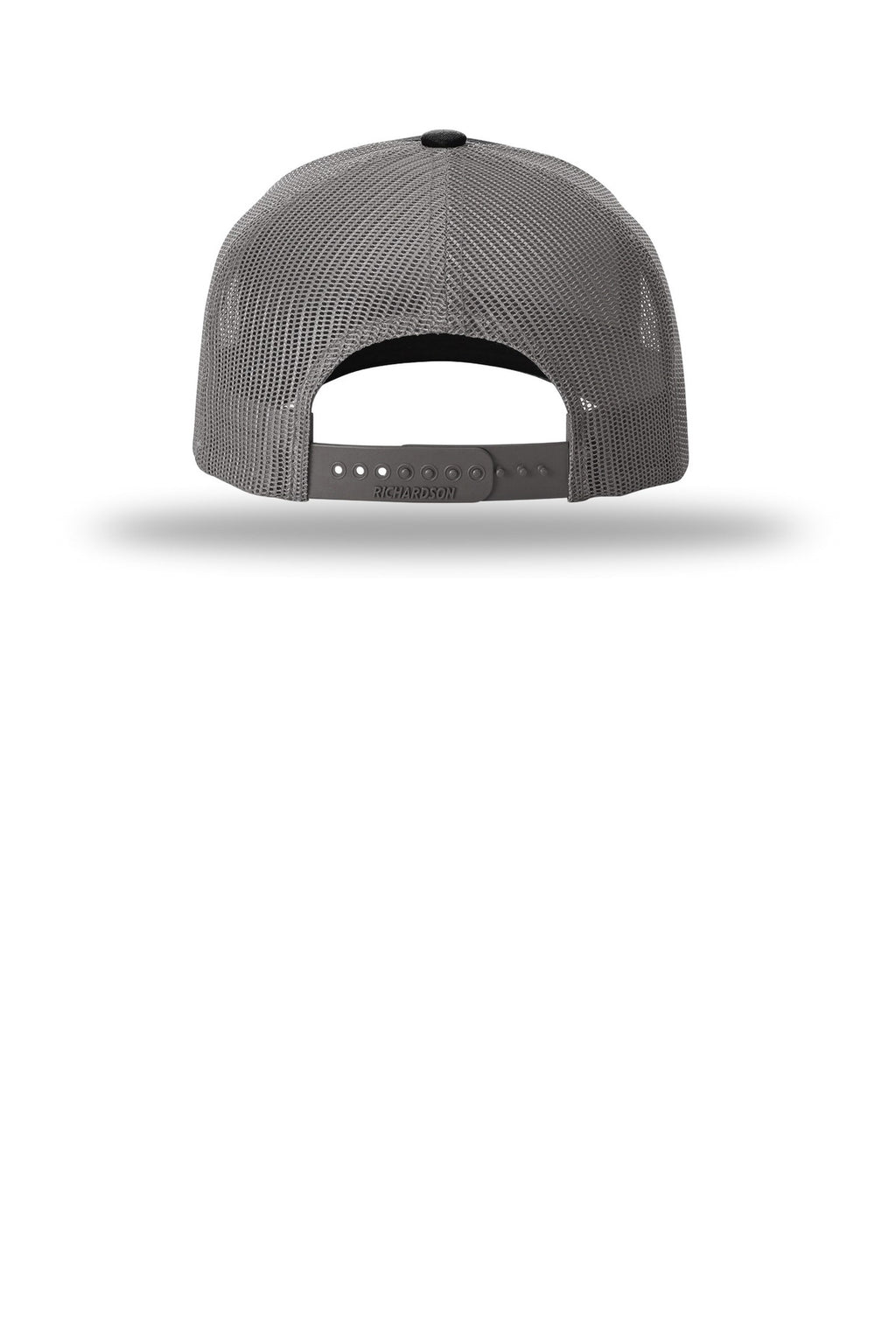 Richardson Five-Panel with Rope 112FPR - Black/ Charcoal/ Charcoal - back