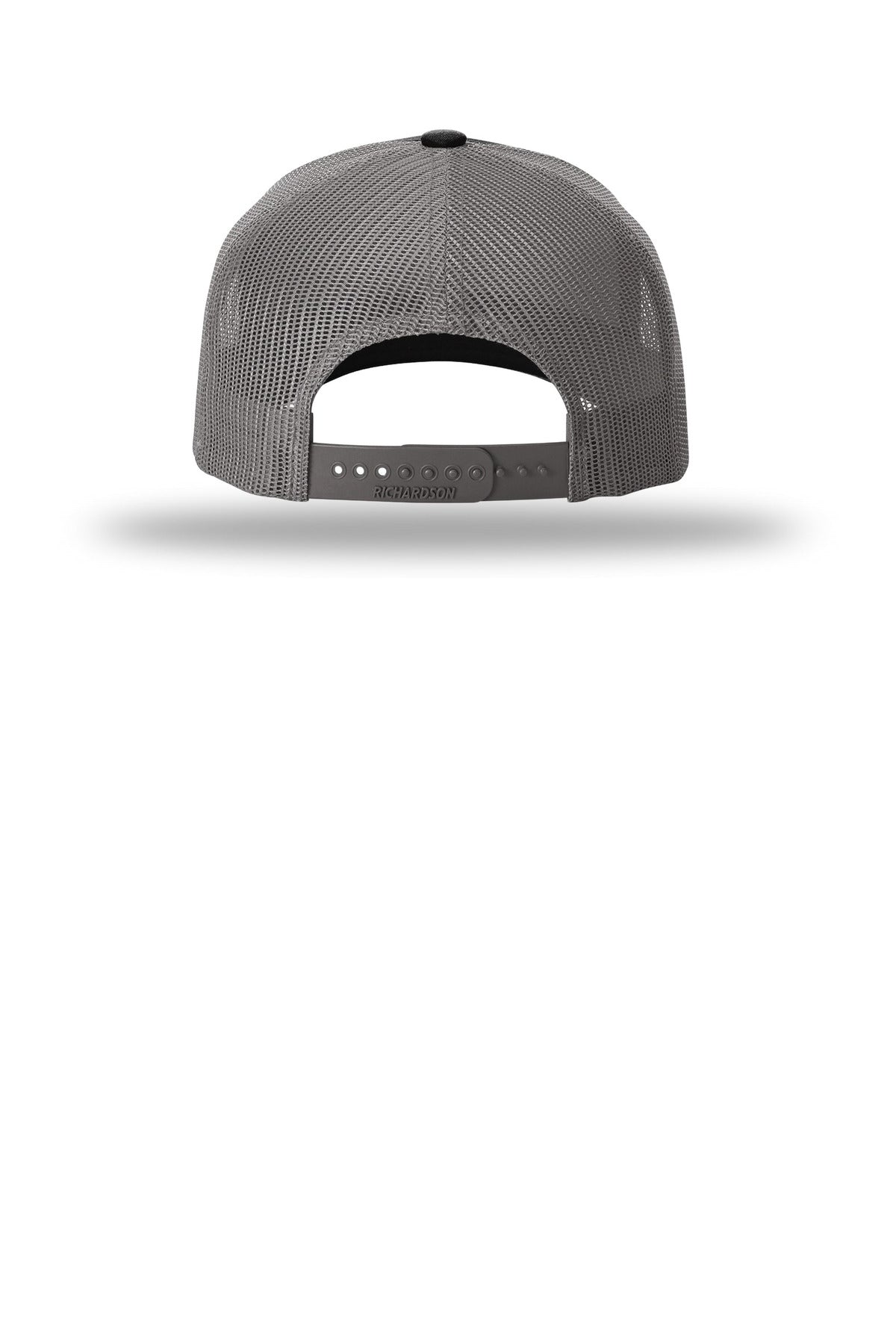 Richardson Five-Panel with Rope 112FPR - Black/ Charcoal/ Charcoal - back