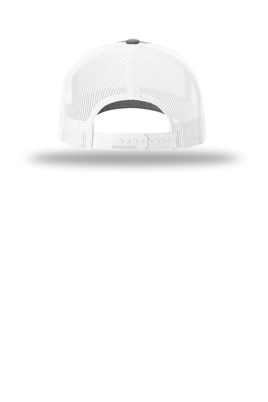 Richardson Five-Panel with Rope 112FPR - Heather Grey/ White/ White - back