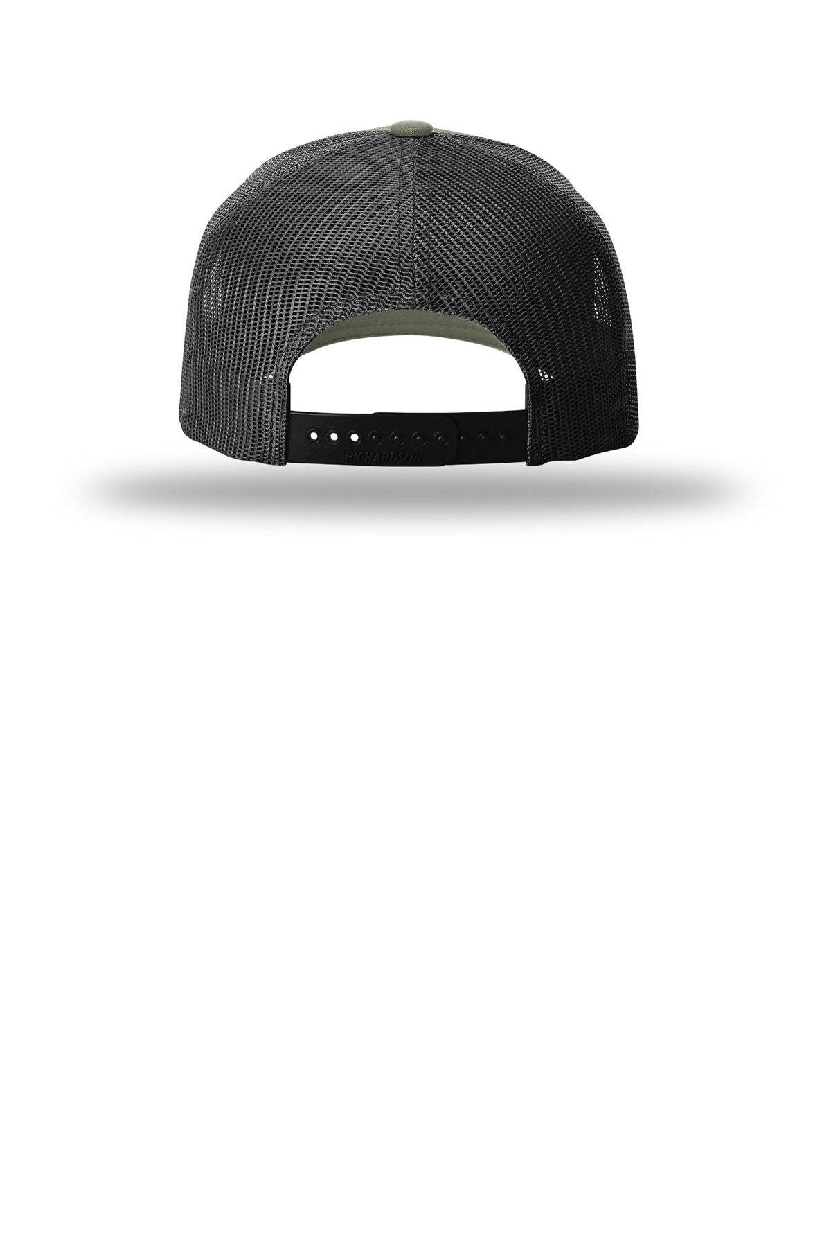 Richardson Five-Panel with Rope 112FPR - Loden/ Black/ Black - back