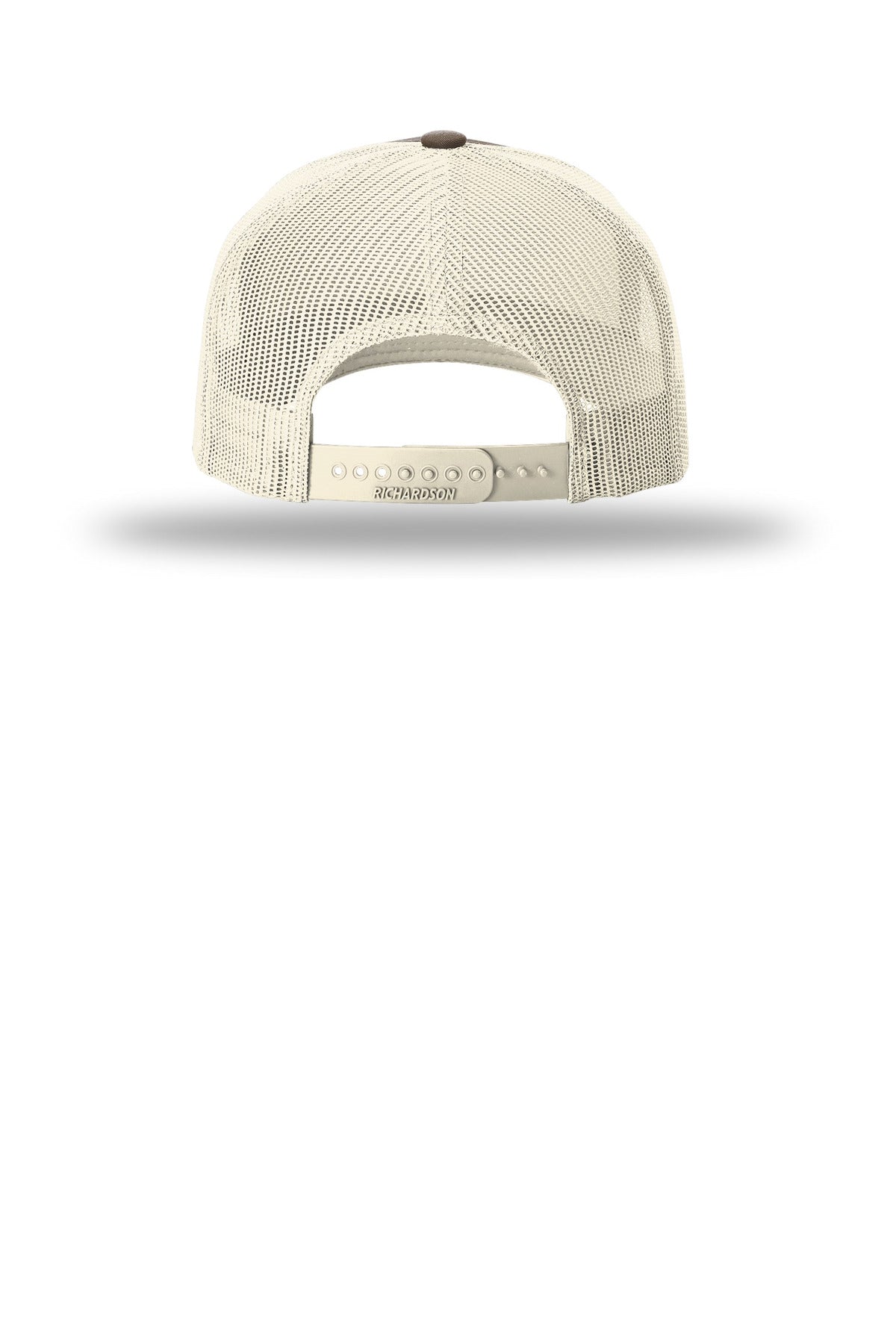Richardson Five-Panel Trucker 112FP - Chocolate Chip/ Birch - back