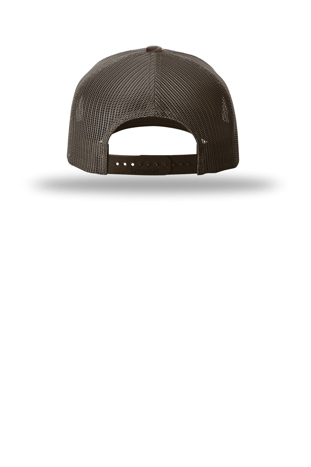 Richardson Printed Five-Panel Trucker 112PFP - Bark Duck Camo/ Brown - back