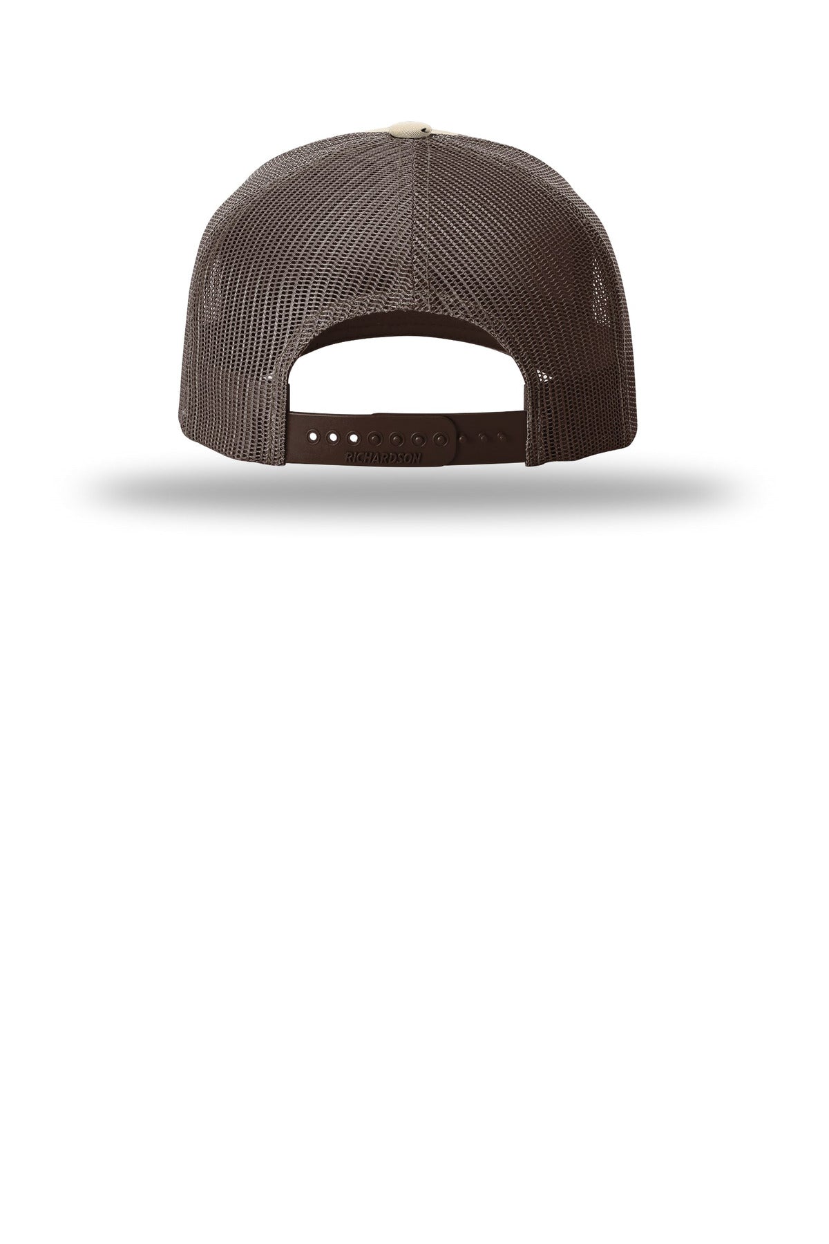 Richardson Printed Five-Panel Trucker 112PFP - Desert Camo/ Brown - back