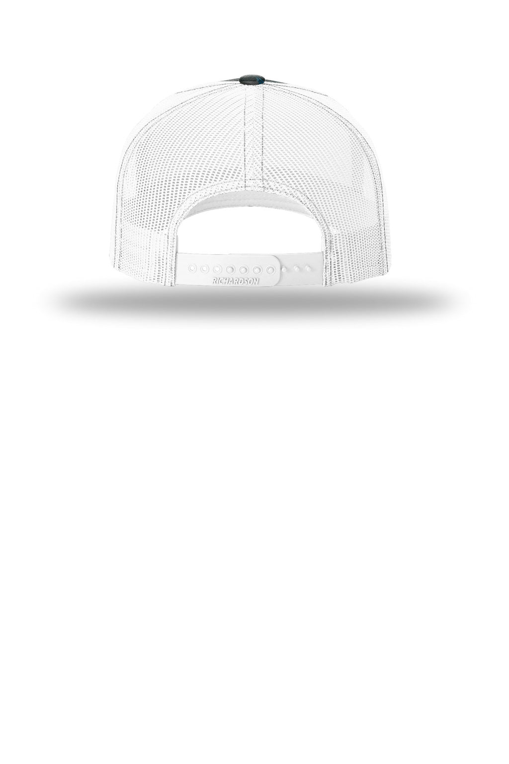 Richardson Printed Five-Panel Trucker 112PFP - Kryptek Neptune/ White - back