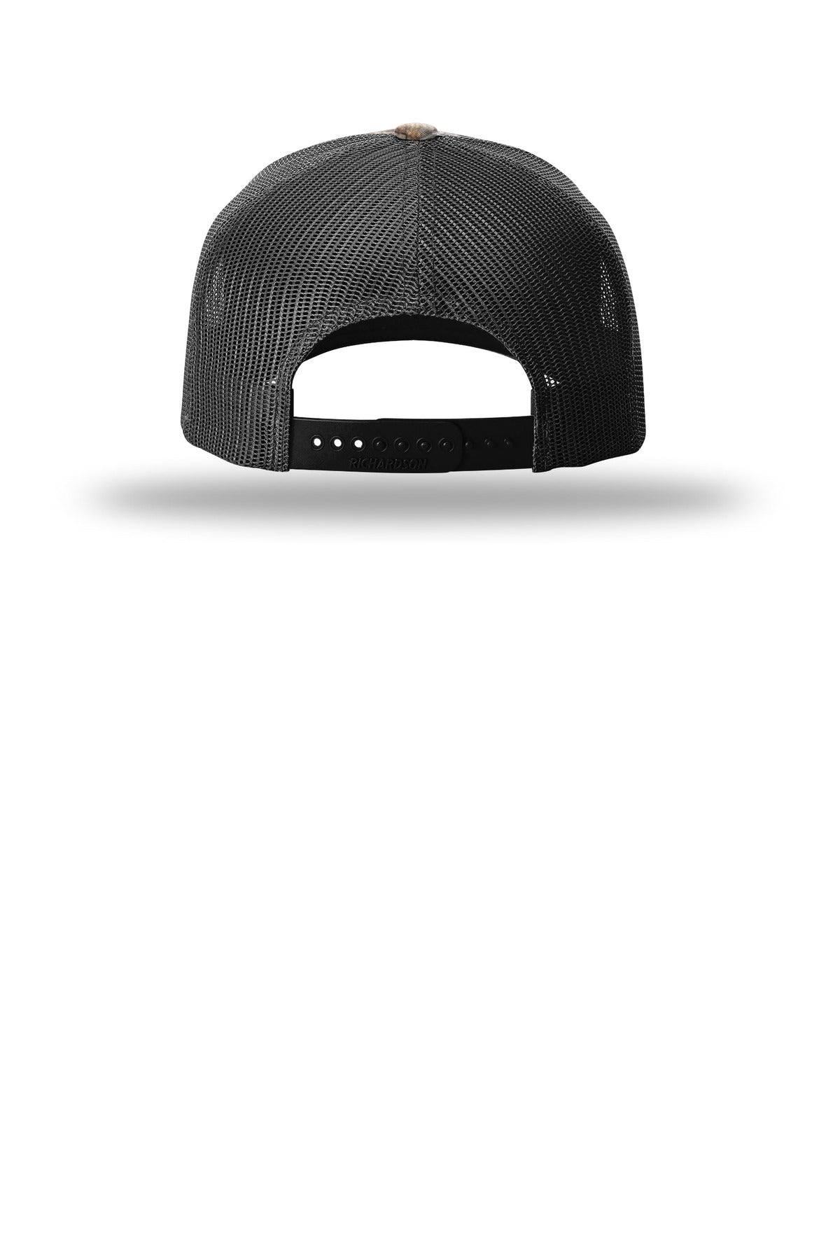 Richardson Printed Five-Panel Trucker 112PFP - Mossy Oak Country DNA/ Black - back