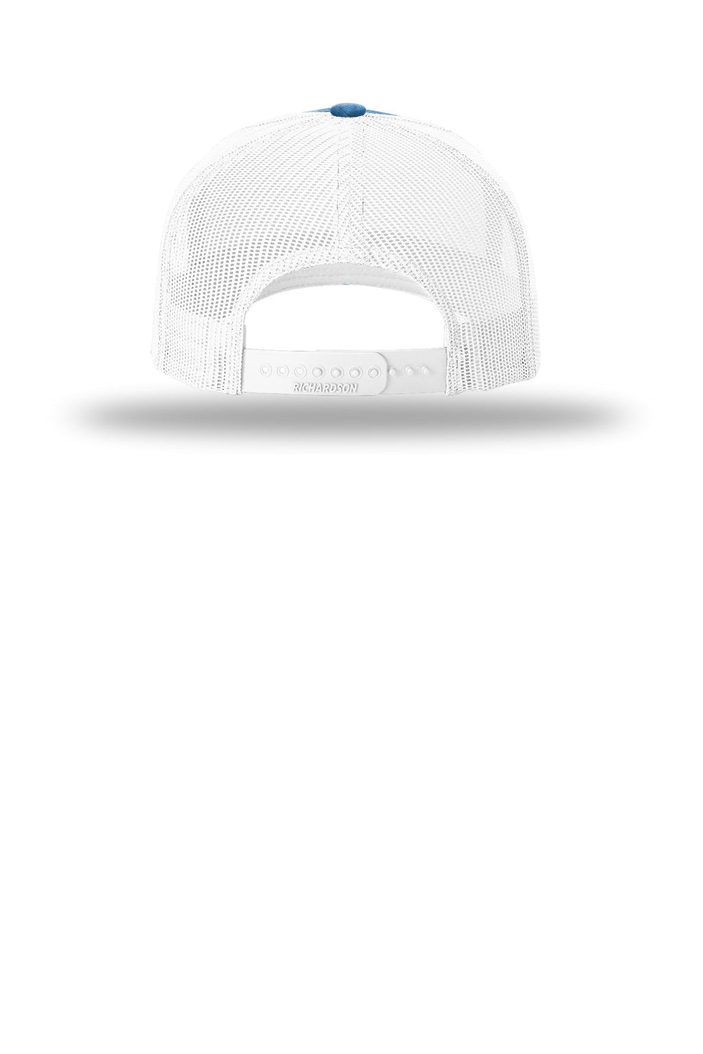 Richardson Printed Five-Panel Trucker 112PFP - Realtree Fishing Light Blue/ White - back