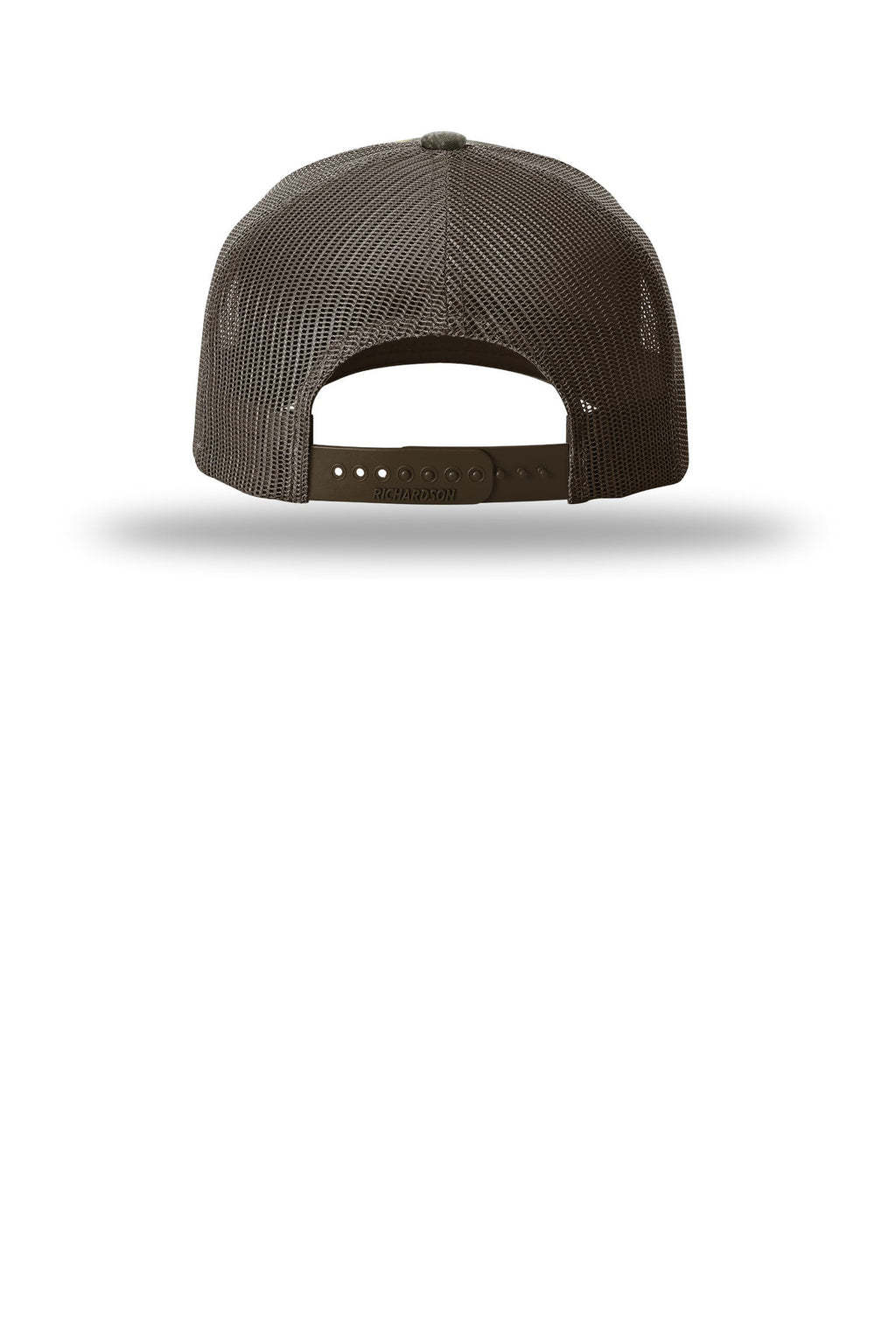 Richardson Printed Five-Panel Trucker 112PFP - Realtree Max-1 Xt/ Brown - back