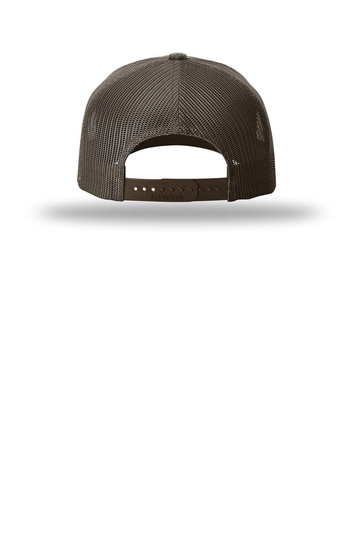 Richardson Printed Five-Panel Trucker 112PFP - Realtree Max-1 Xt/ Brown - back
