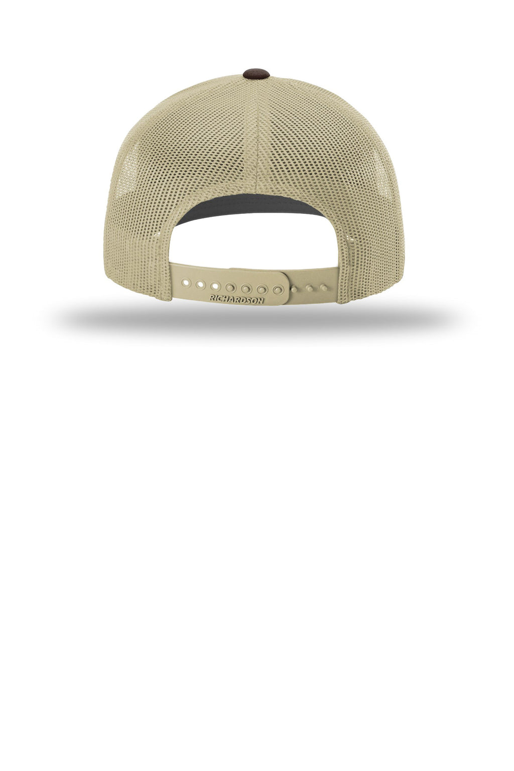 Richardson 112+ R-Flex Adjustable Trucker 112PL - Brown/ Khaki - back
