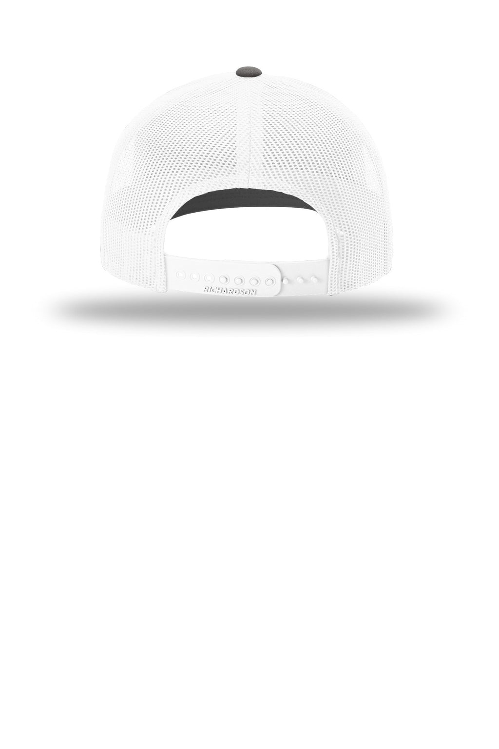 Richardson 112+ R-Flex Adjustable Trucker 112PL - Charcoal/ White - back