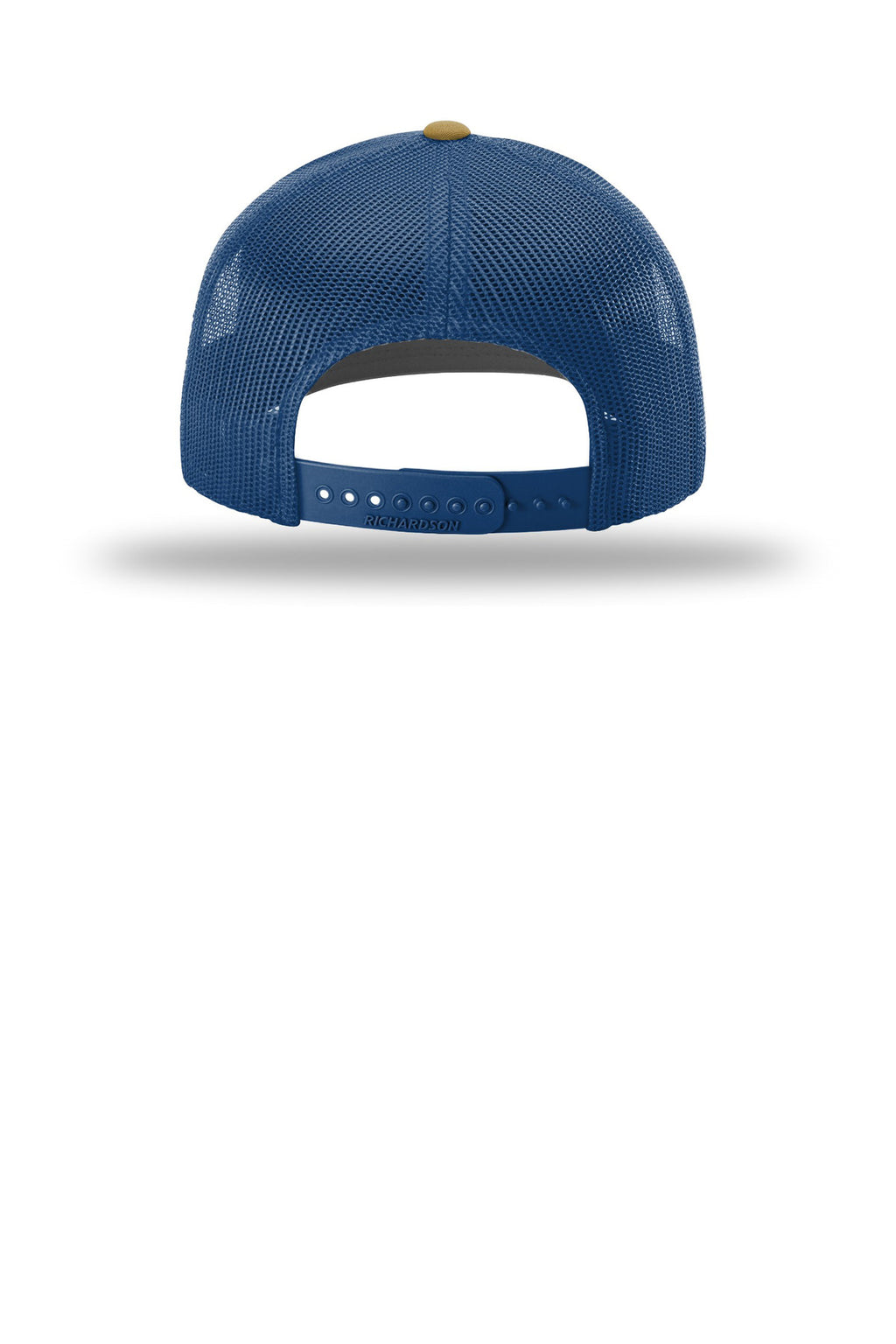 Richardson Trucker Cap 112 - Biscuit/ True Blue - back