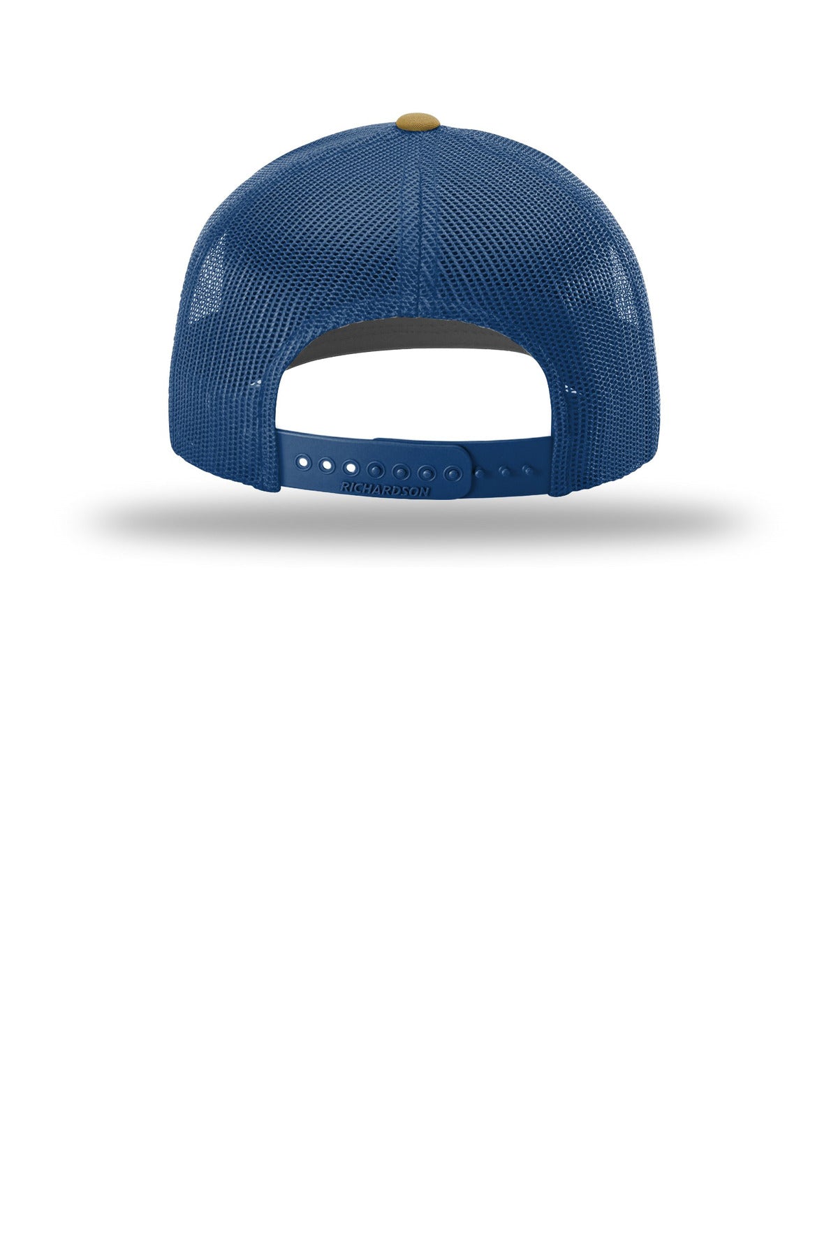 Richardson Trucker Cap 112 - Biscuit/ True Blue - back