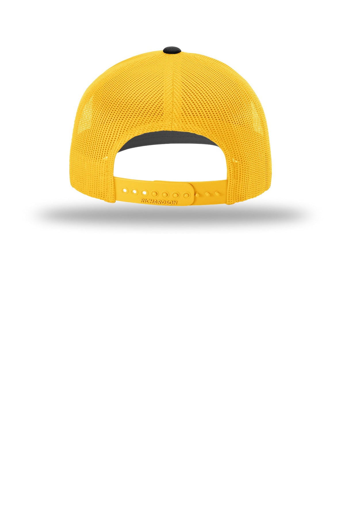 Richardson Trucker Cap 112 - Black/ Gold - back