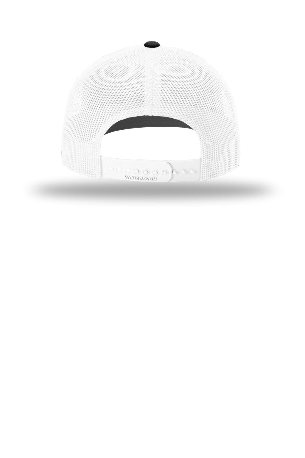 Richardson Trucker Cap 112 - Black/ White - back