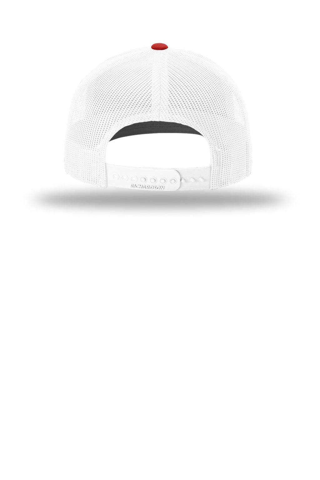 Richardson Trucker Cap 112 - Black/ White/ Red - back
