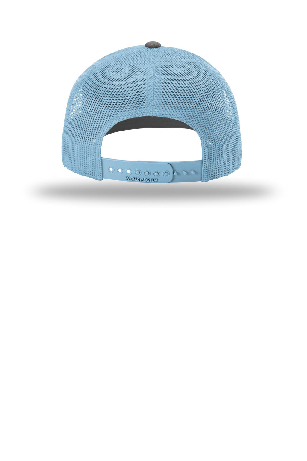Richardson Trucker Cap 112 - Charcoal/ Columbia Blue - back