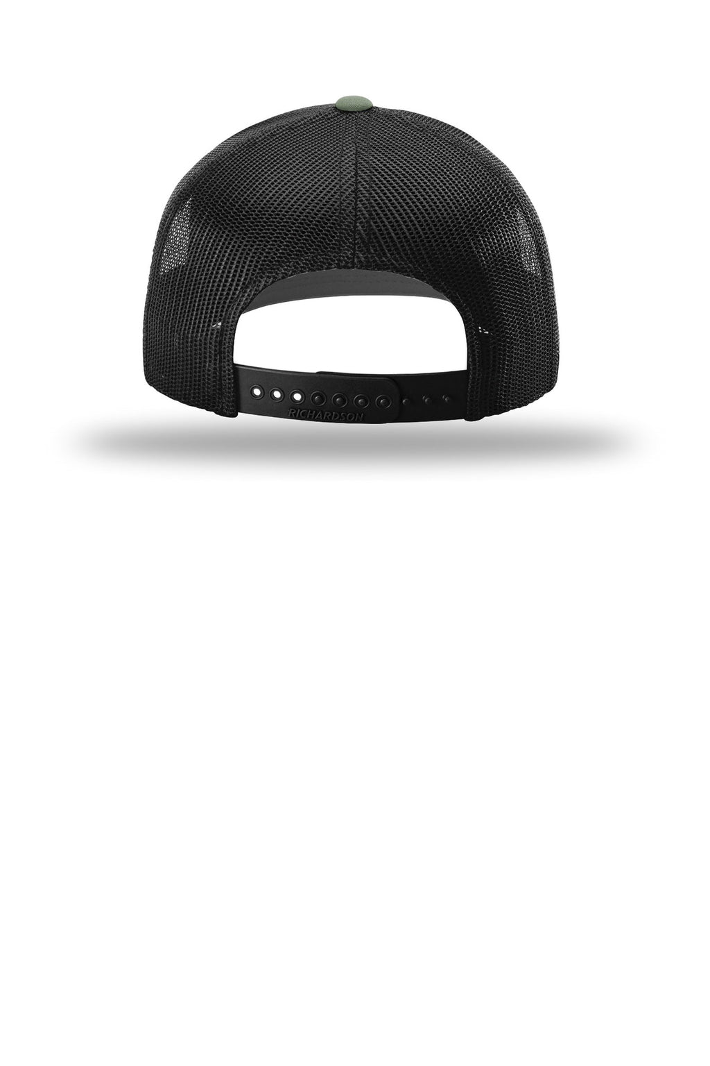 Richardson Trucker Cap 112 - Cream/ Black/ Loden - back