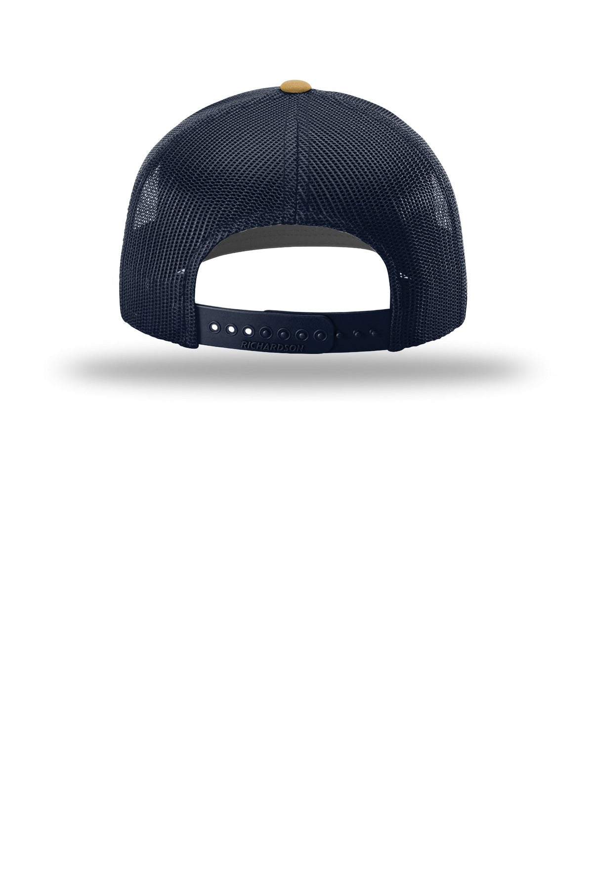 Richardson Trucker Cap 112 - Cream/ Navy/ Amber Gold - back