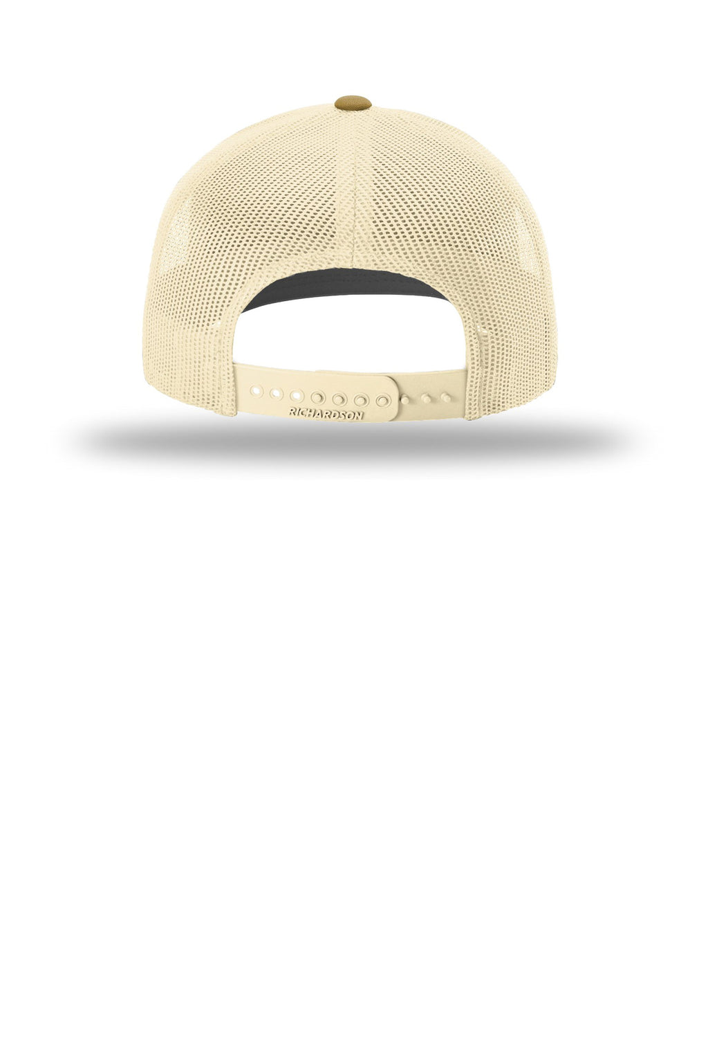 Richardson Trucker Cap 112 - Heather Grey/ Birch/ Amber Gold - back