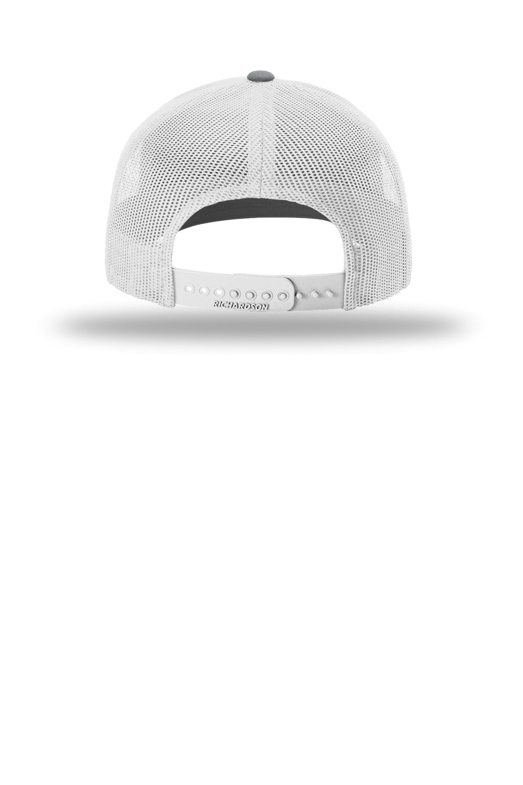 Richardson Trucker Cap 112 - Heather Grey/ Light Grey - back