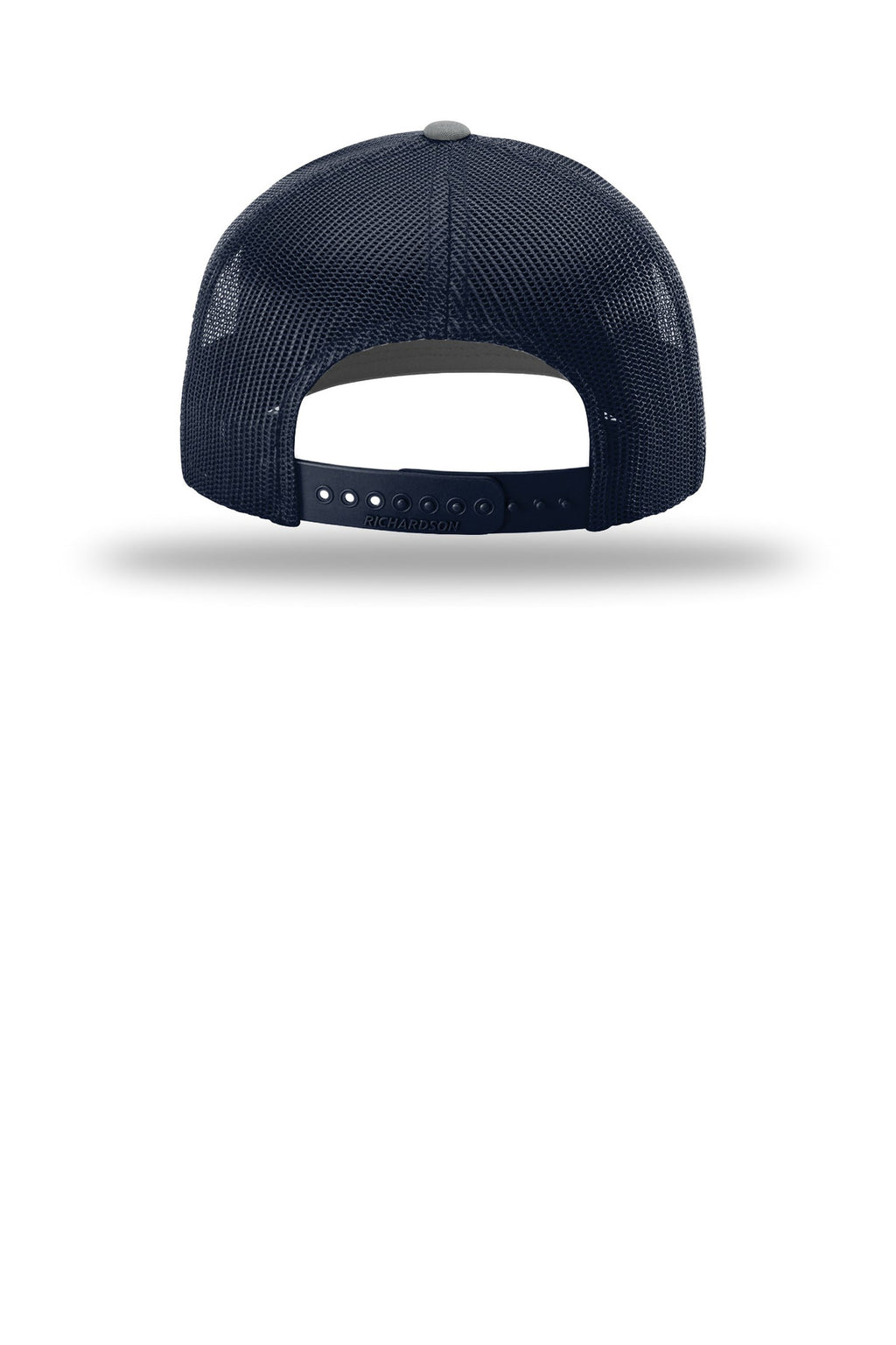 Richardson Trucker Cap 112 - Heather Grey/ Navy - back