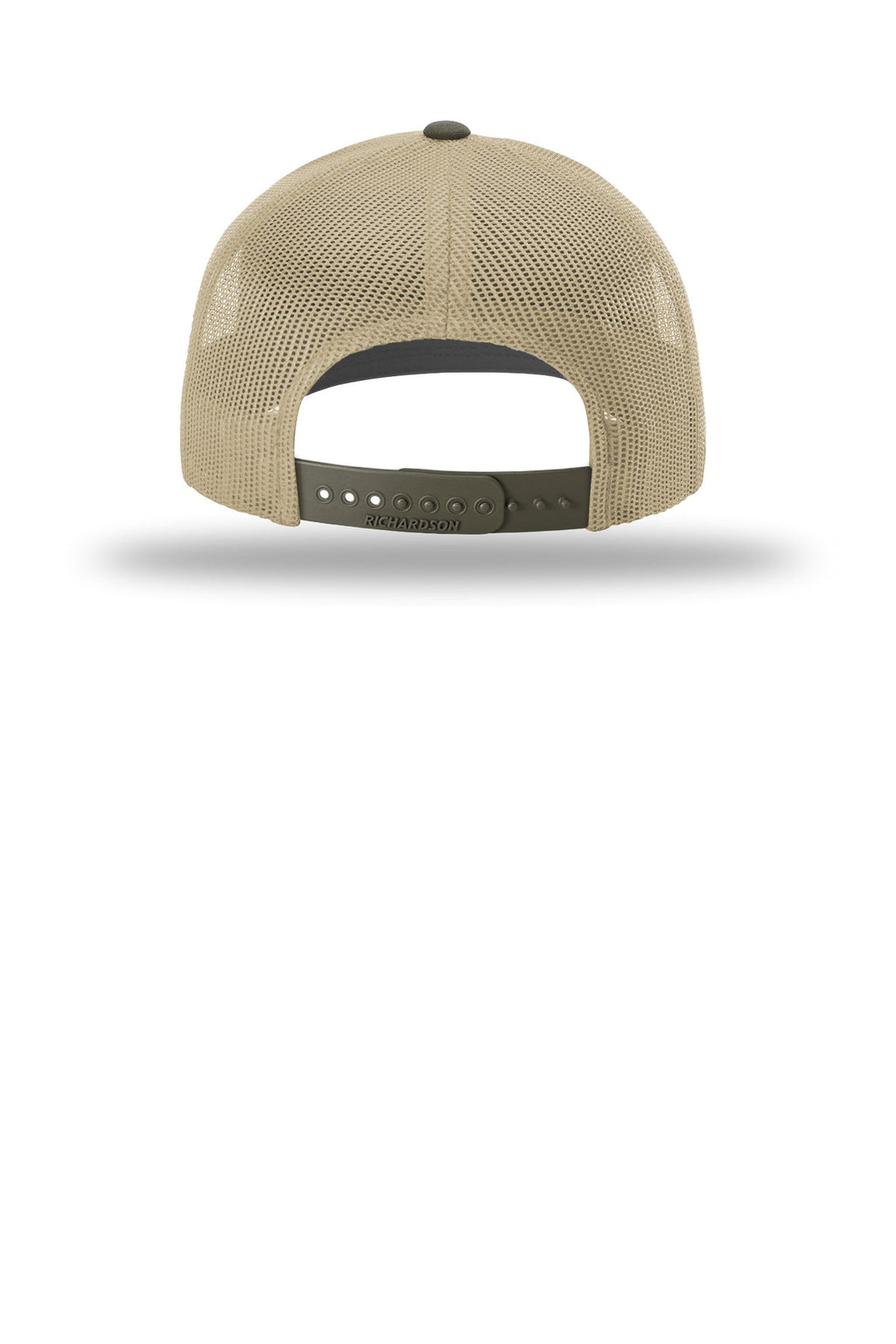 Richardson Trucker Cap 112 - Khaki/ Khaki/ Chocolate Chip - back