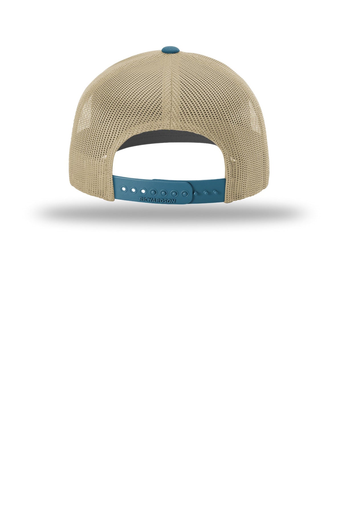 Richardson Trucker Cap 112 - Khaki/ Khaki/ Legion Blue - back