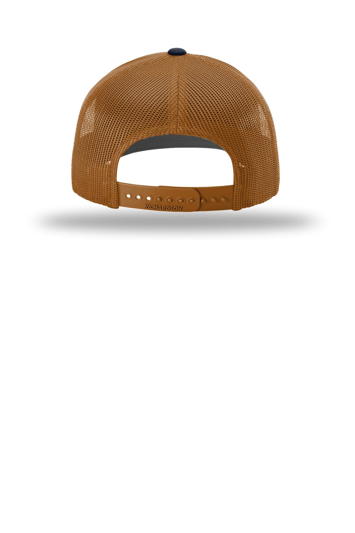 Richardson Trucker Cap 112 - Navy/ Caramel - back