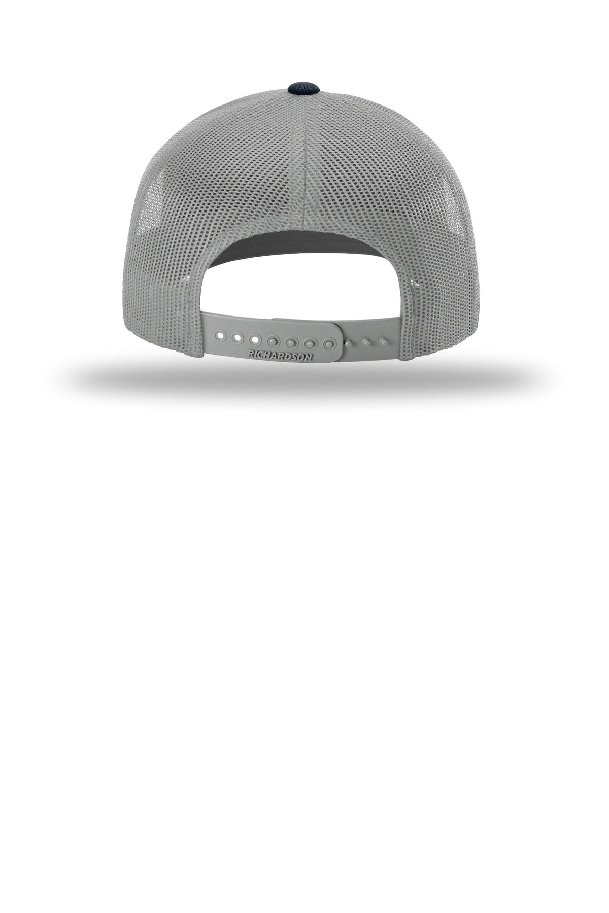 Richardson Trucker Cap 112 - White/ Aluminum/ Navy - back