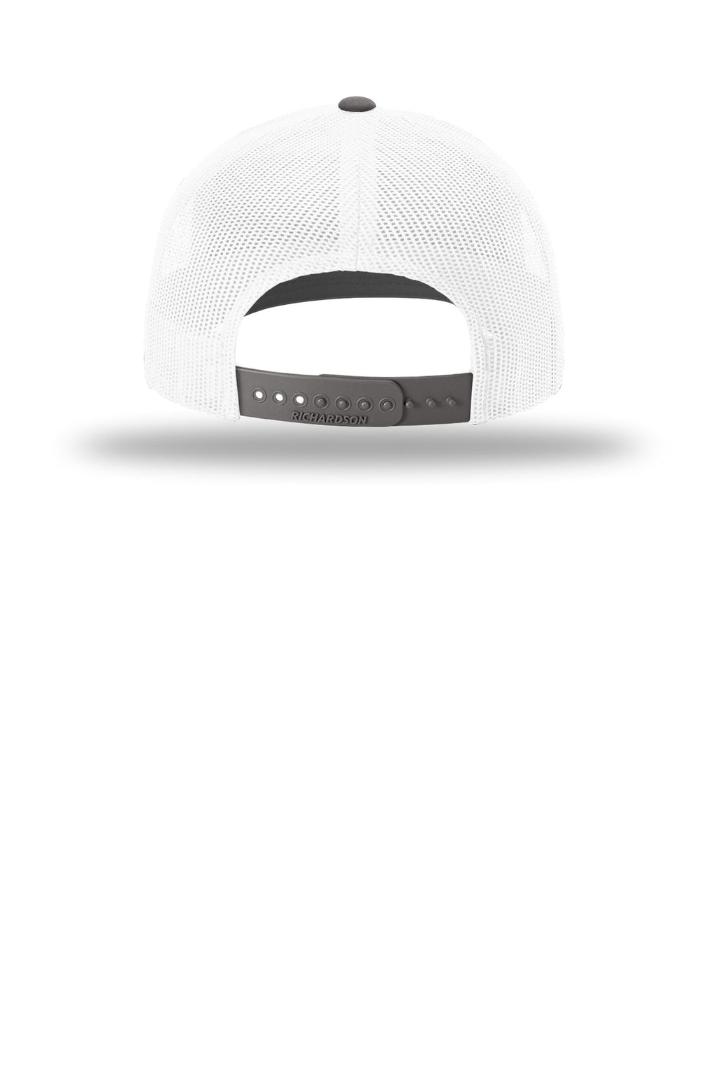 Richardson Trucker Cap 112 - White/ White/ Charcoal - back
