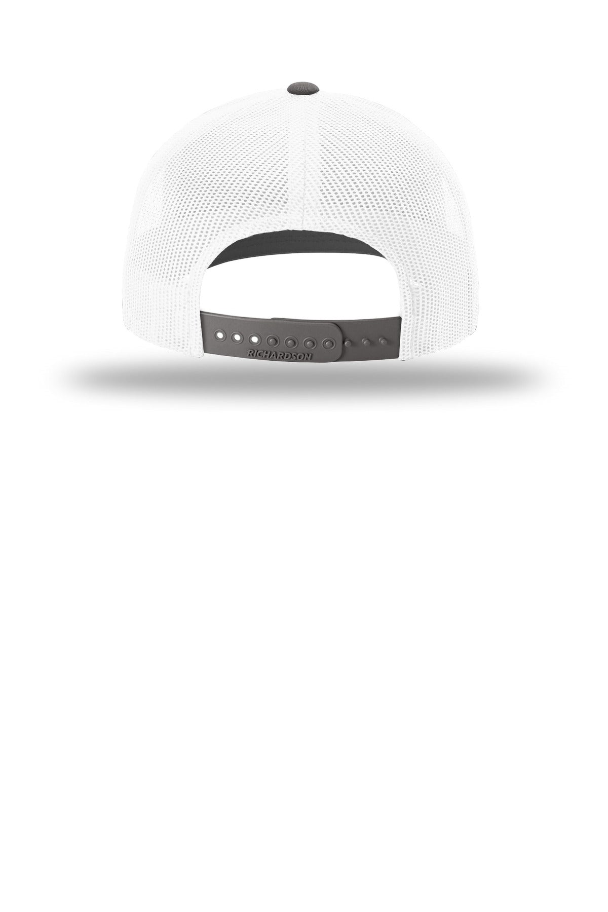 Richardson Trucker Cap 112 - White/ White/ Charcoal - back