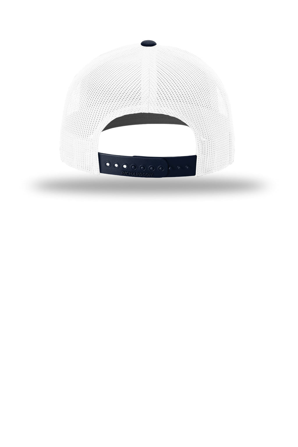Richardson Trucker Cap 112 - White/ White/ Navy - back