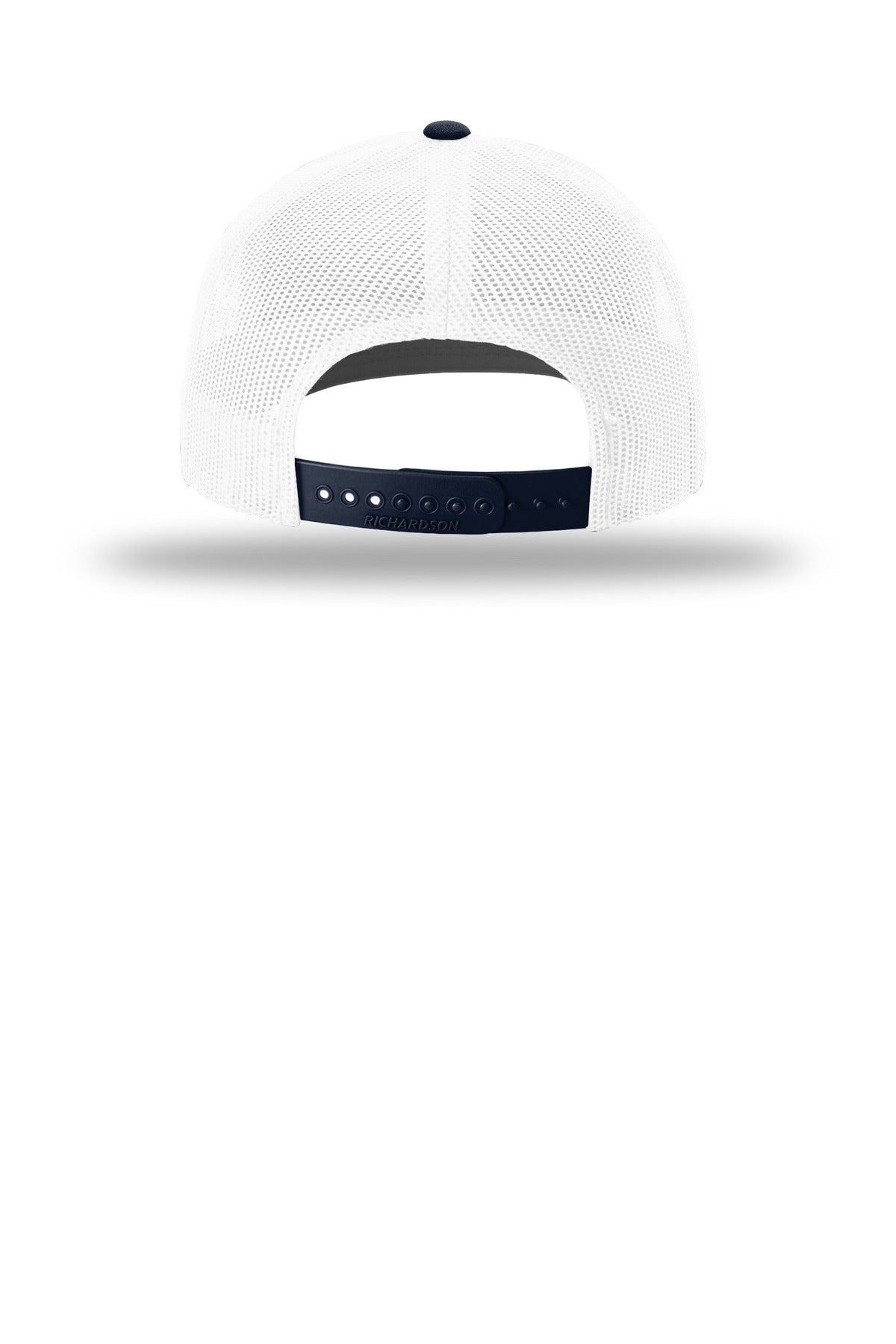 Richardson Trucker Cap 112 - White/ White/ Navy - back