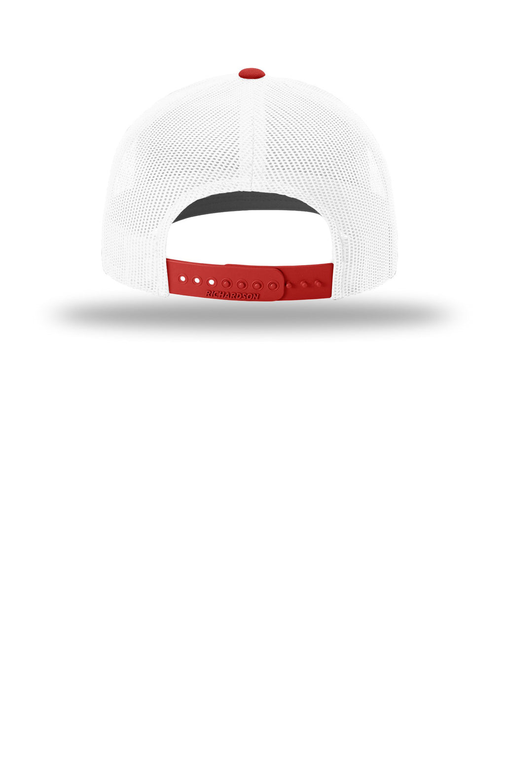 Richardson Trucker Cap 112 - White/ White/ Red - back