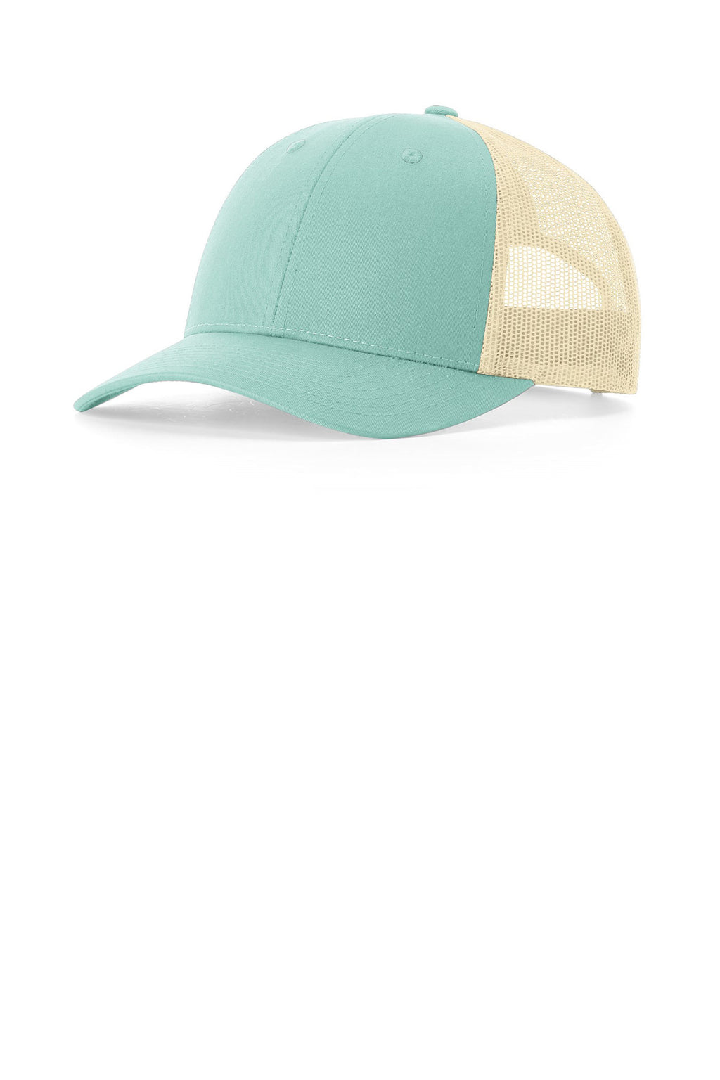 Richardson Low Pro Trucker 115 - Aruba Blue/ Birch - front
