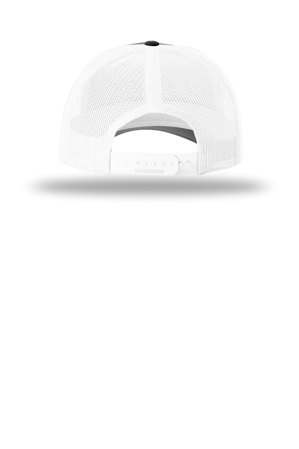 Richardson Low Pro Trucker 115 - Black/ White - back