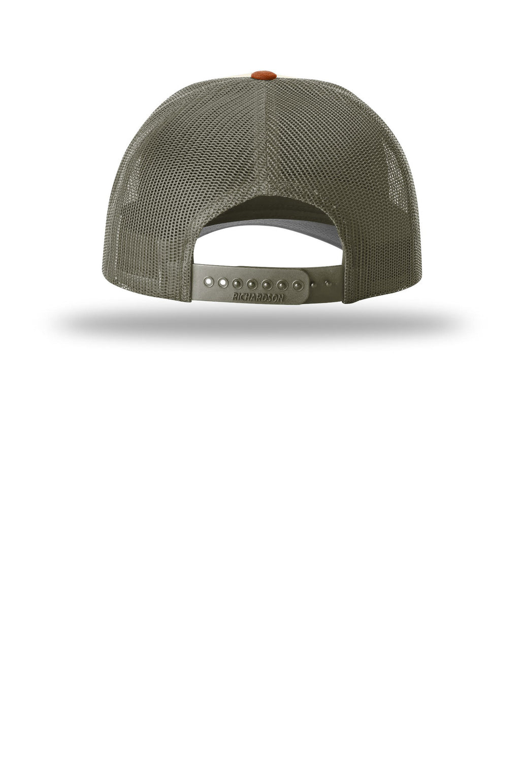 Richardson Low Pro Trucker 115 - Cream/ Loden/ Dark Orange - back