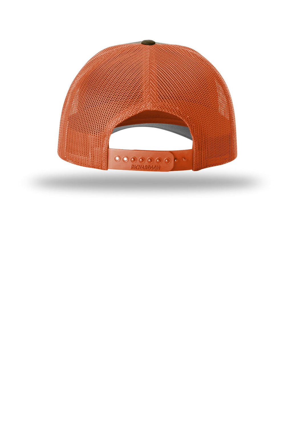 Richardson Low Pro Trucker 115 - Dark Loden/ Jaffa Orange - back