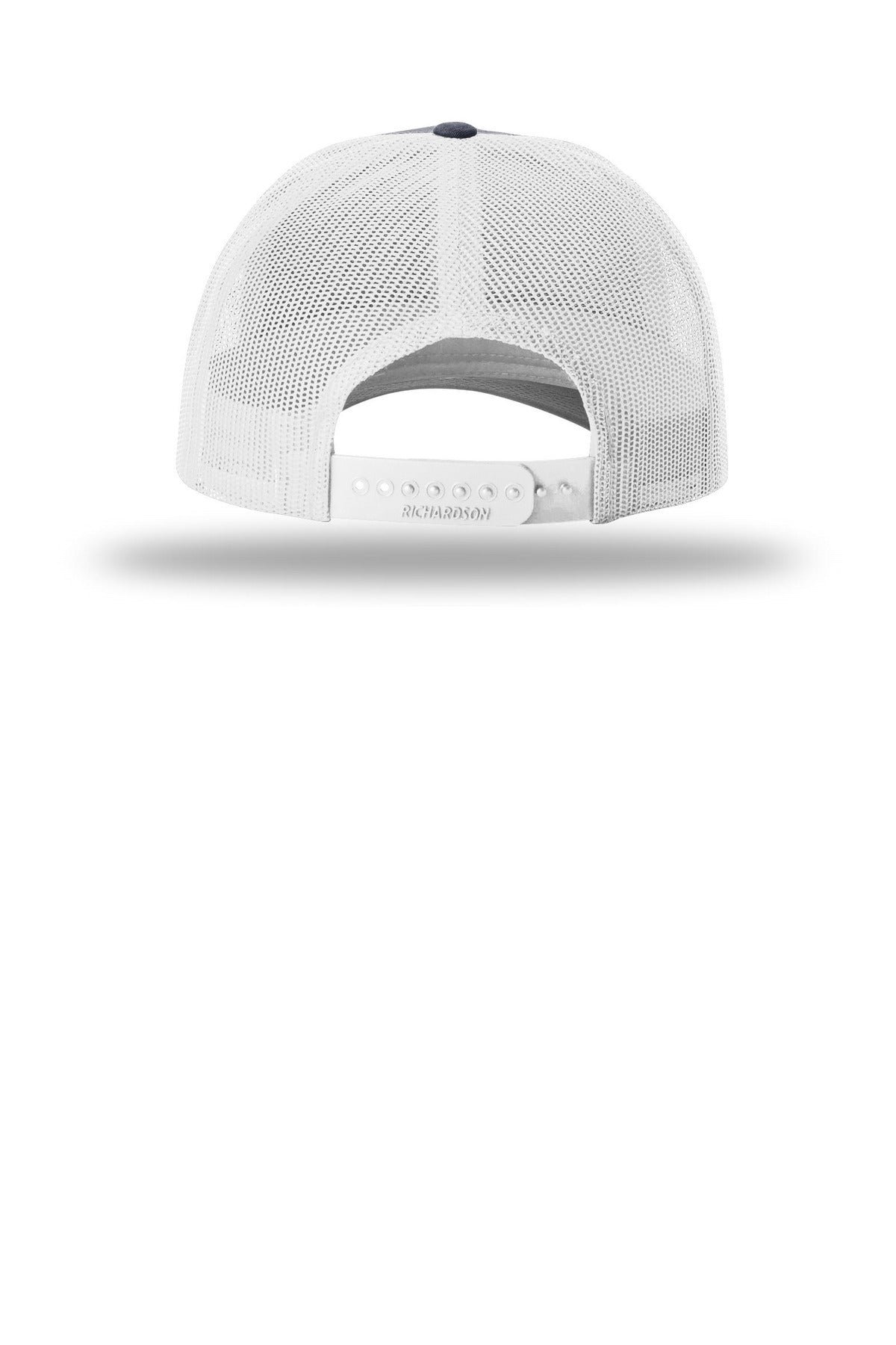 Richardson Low Pro Trucker 115 - Navy Heather/ Light Grey - back