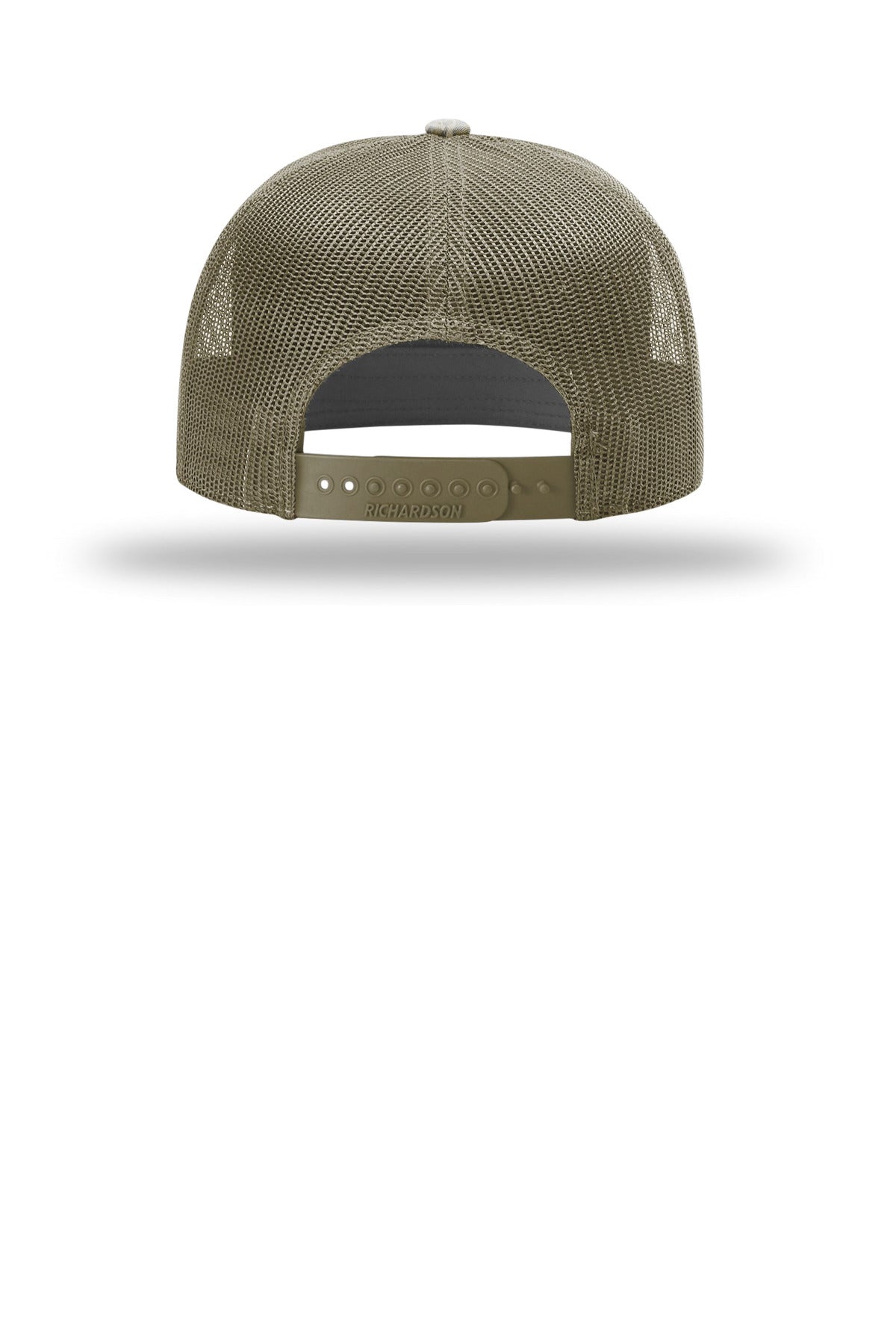 Richardson Printed 7-Panel Trucker 168P - Mossy Oak Bottomland/ Loden - back